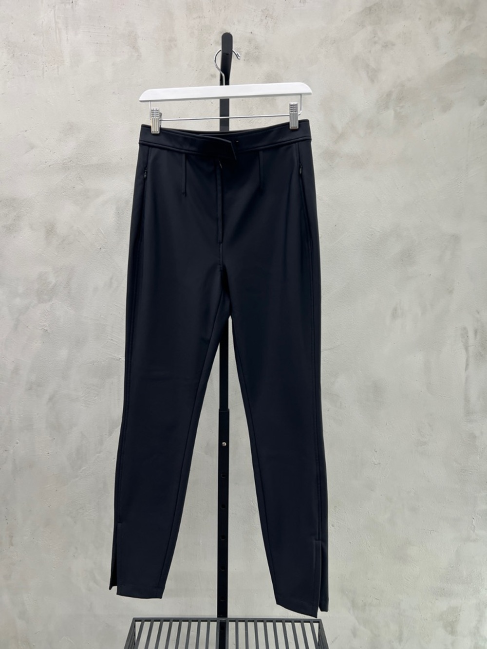 Alexander Wang Black Tapered Ponte Pants